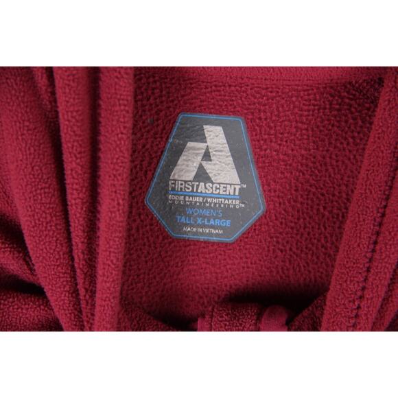 Eddie Bauer First Ascent Women's Large 1/2 Zip Fleece Magenta Pullover Jacket - Picture 3 of 8